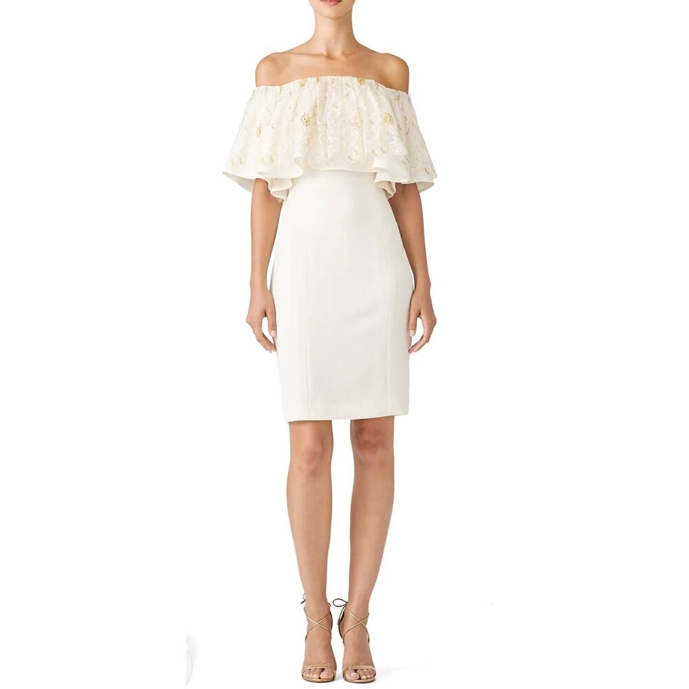 Slate & Willow White Golden Iris Dress 16